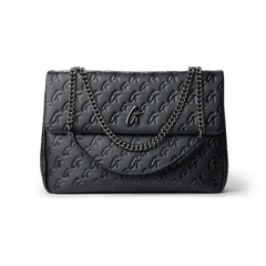 MONOGRAM XL CLASSIC FLAP BAG MATTE BLACK