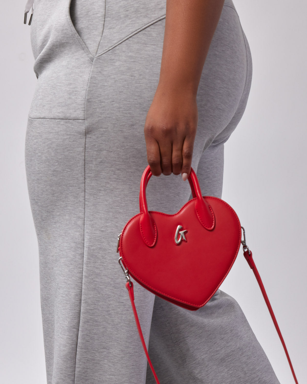 HEART BAG - RED