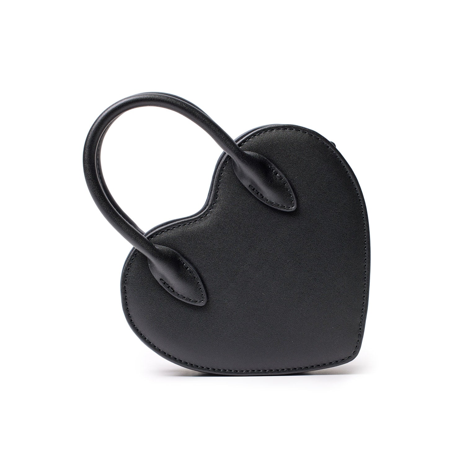 MINI HEART BAG - BLACK