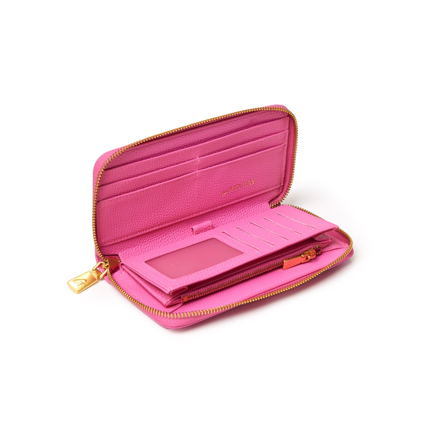 PEBBLE STANDARD WALLET HOT PINK