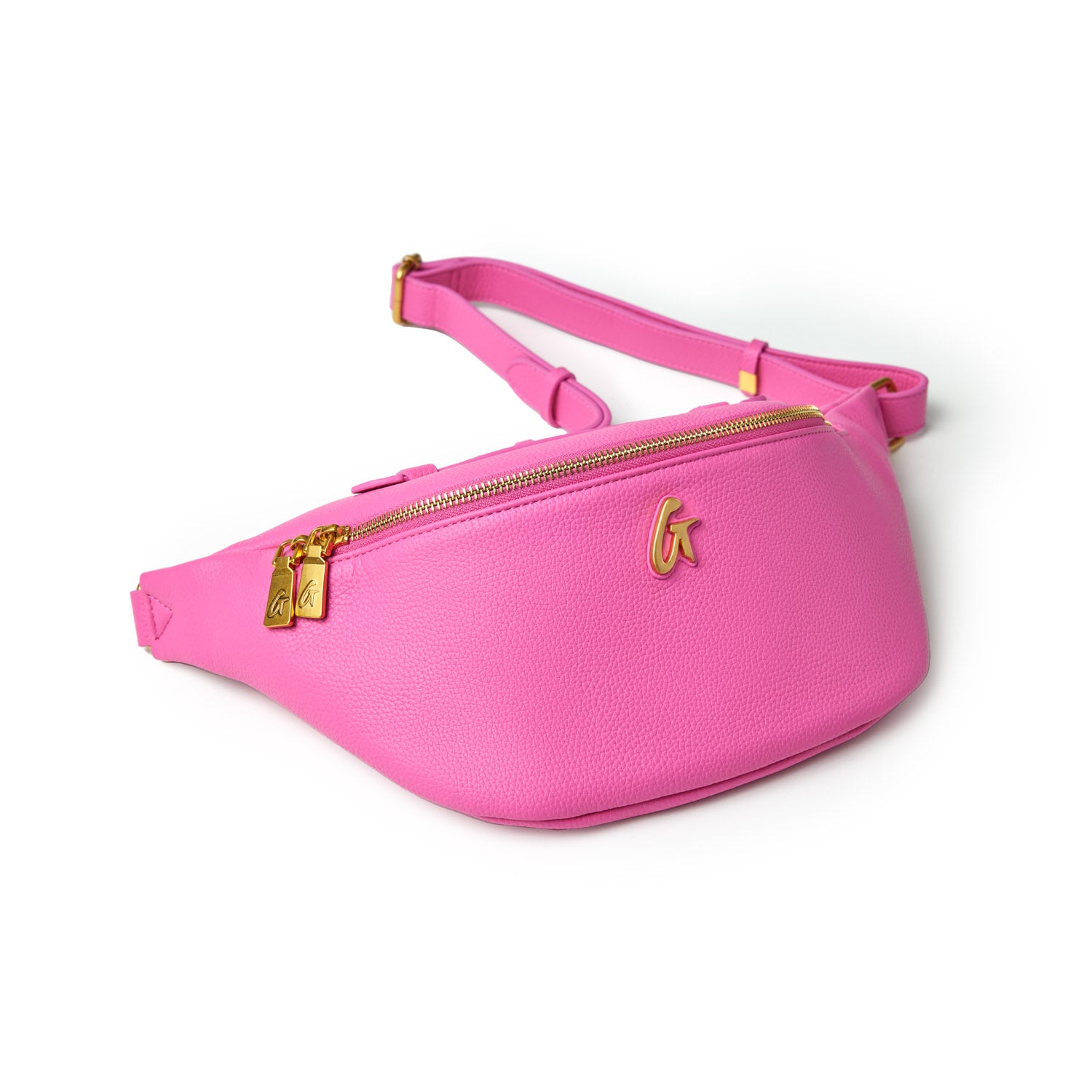 PEBBLE FANNY PACK HOT PINK