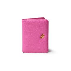 PEBBLE PASSPORT HOLDER HOT PINK