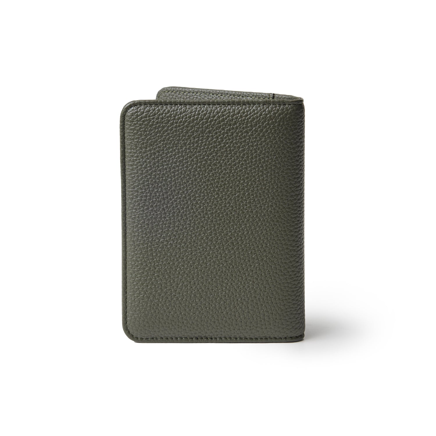 PEBBLE PASSPORT HOLDER - OLIVE GREEN