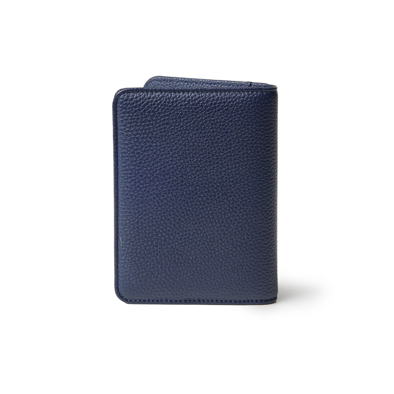 PEBBLE PASSPORT HOLDER - NAVY