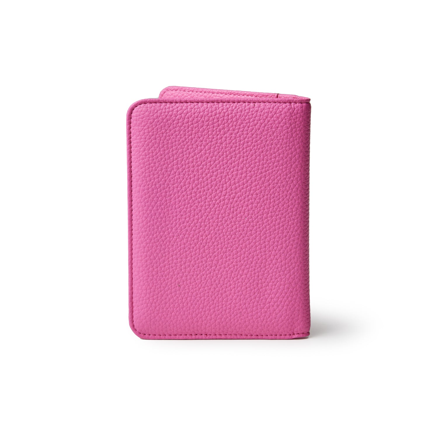 PEBBLE PASSPORT HOLDER HOT PINK