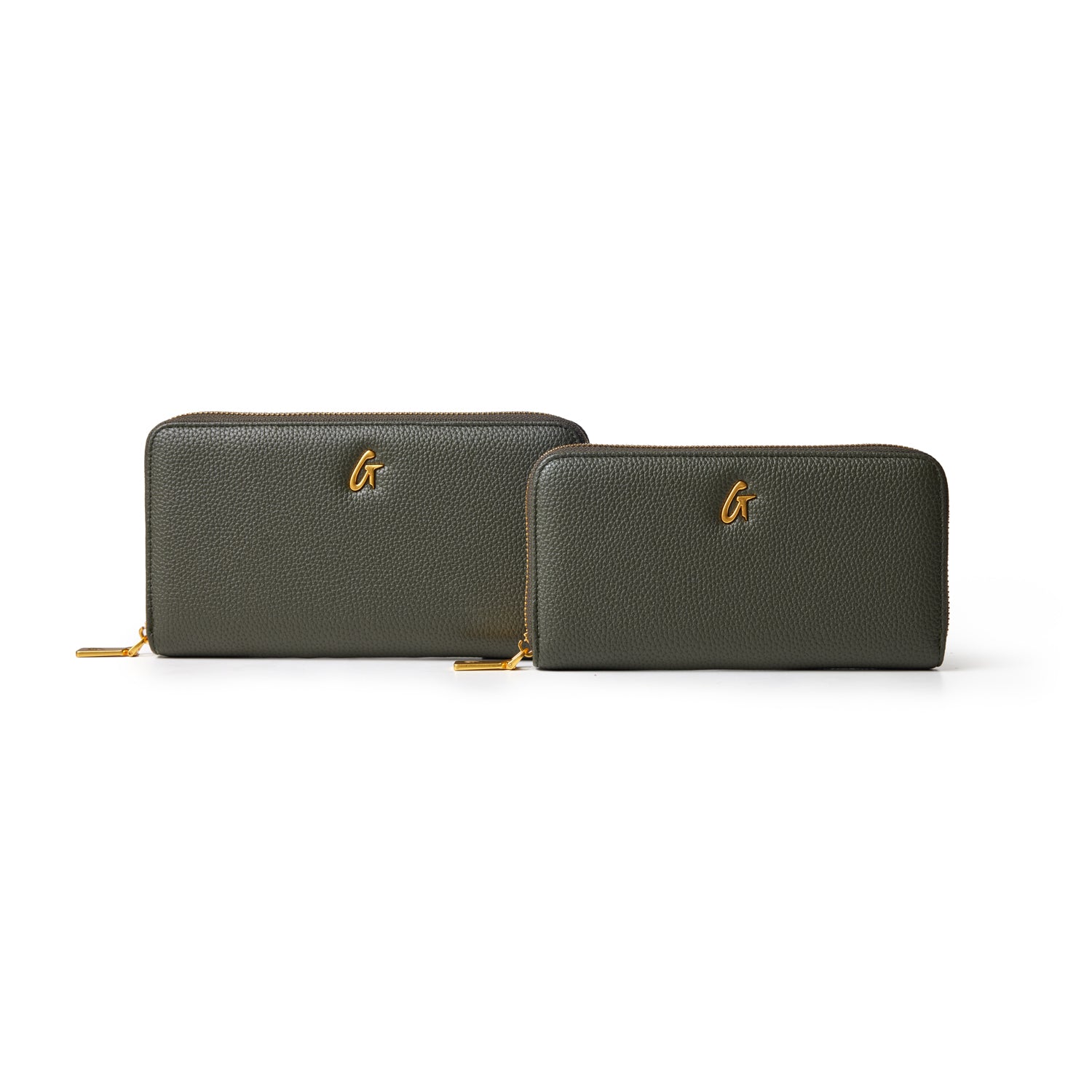 STANDARD PEBBLE WALLET - OLIVE GREEN