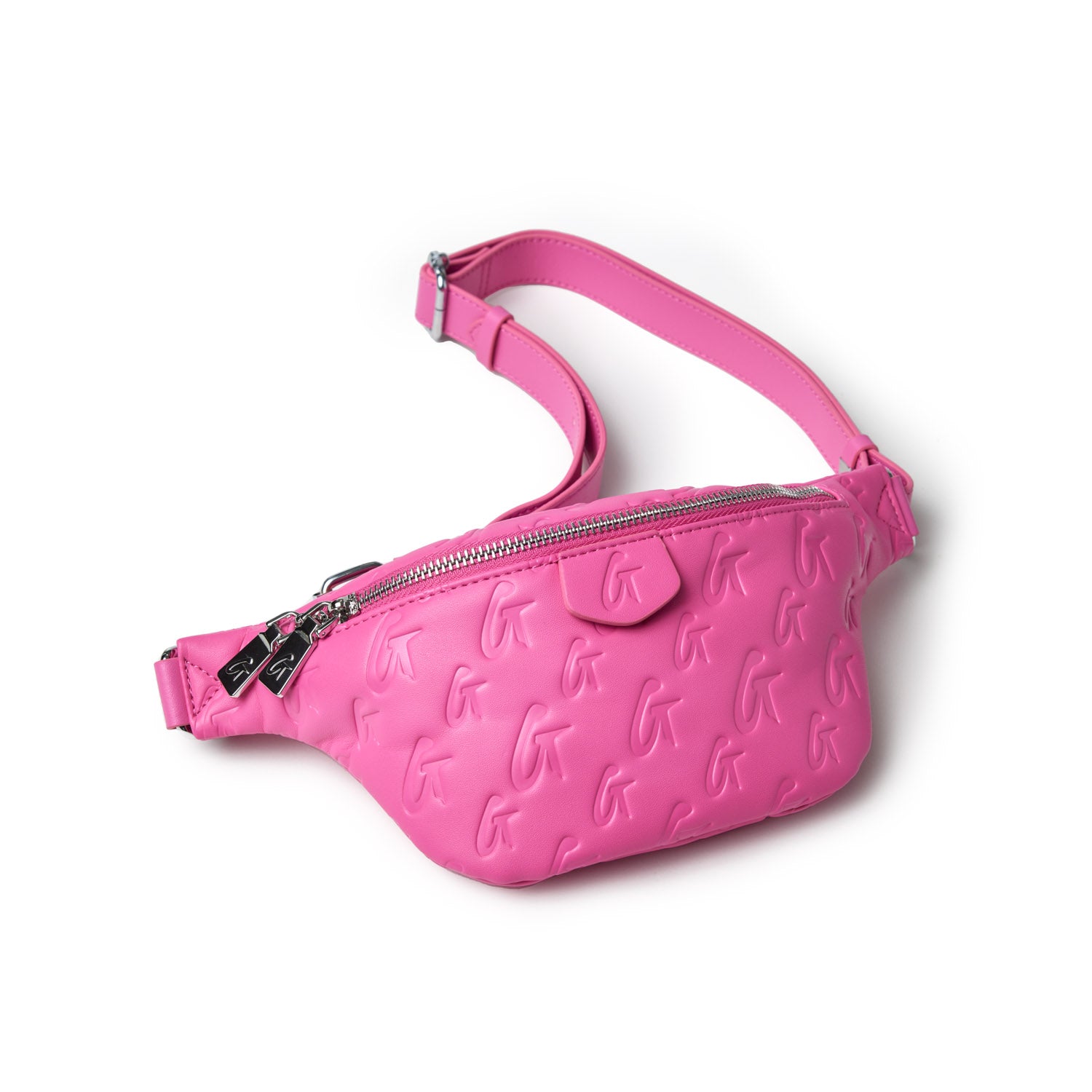 MINI MONOGRAM FANNY PACK - HOT PINK