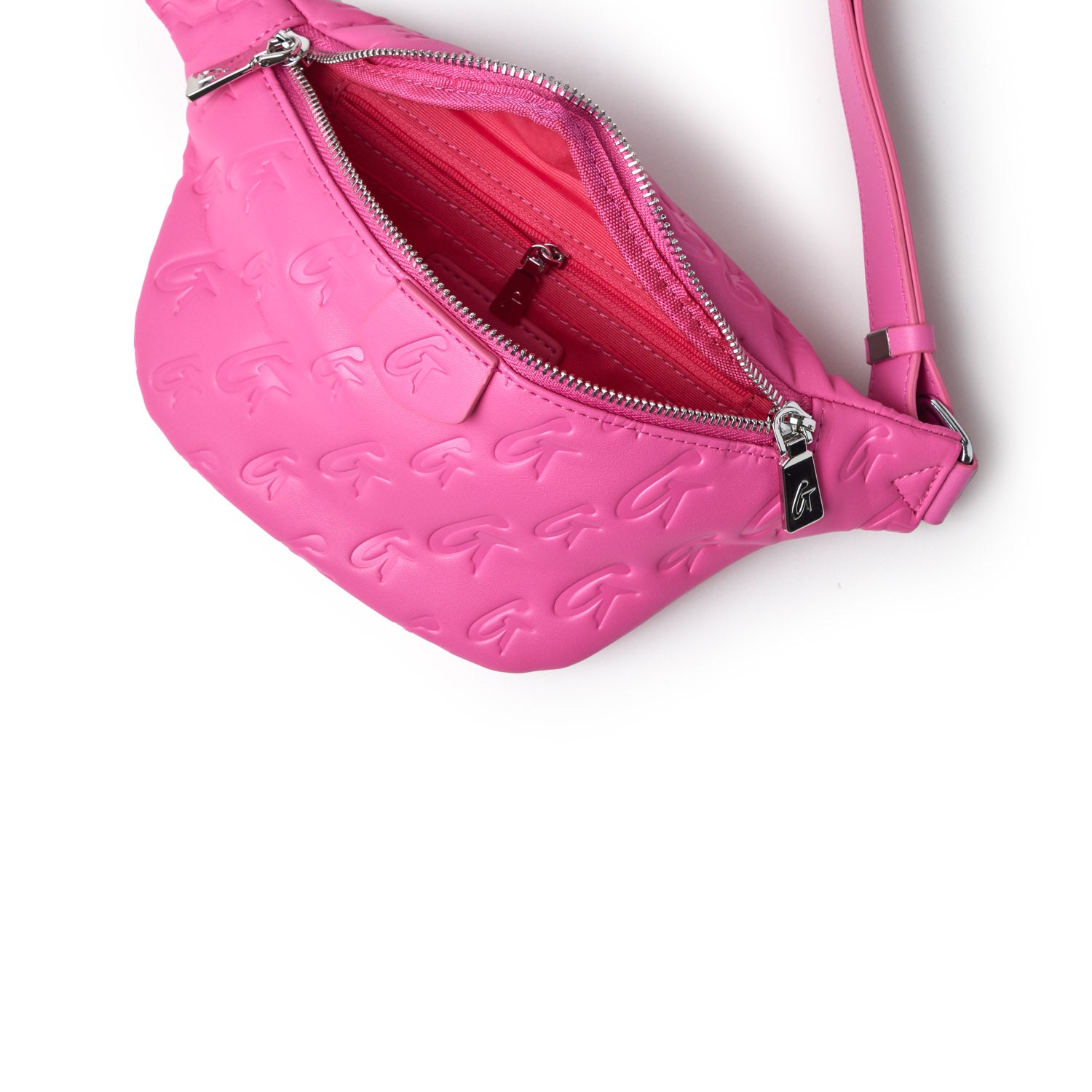 MINI MONOGRAM FANNY PACK - HOT PINK