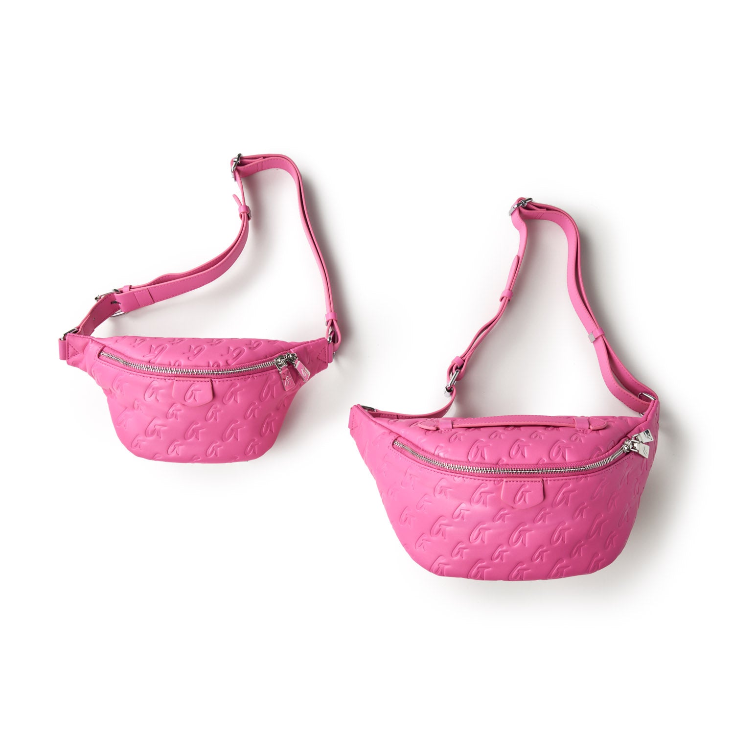 MINI MONOGRAM FANNY PACK - HOT PINK