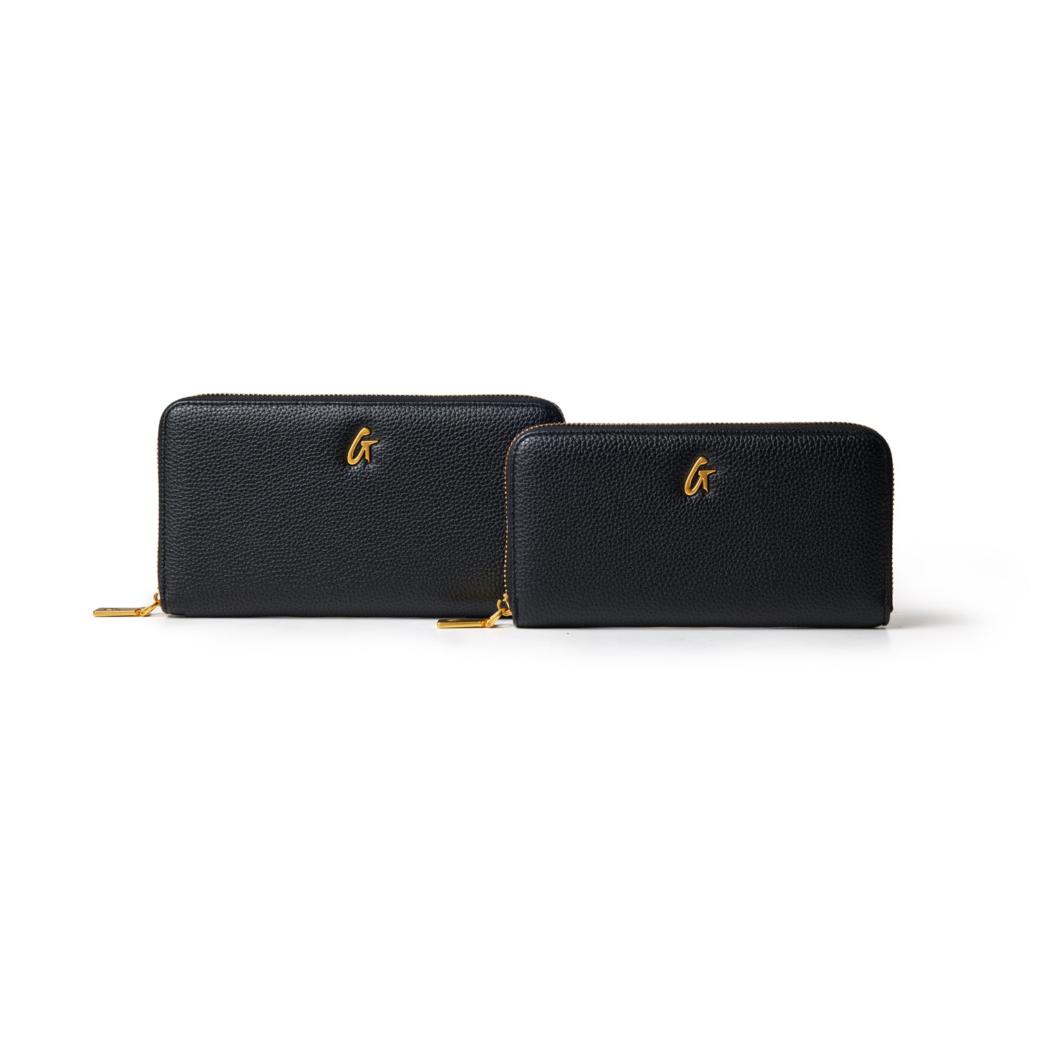 JUMBO PEBBLE WALLET - BLACK