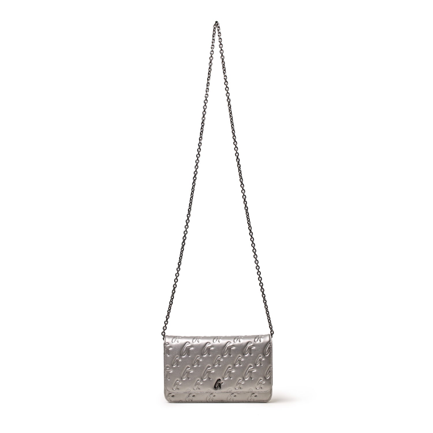 MONOGRAM GUNMETAL WOC - PLATINUM