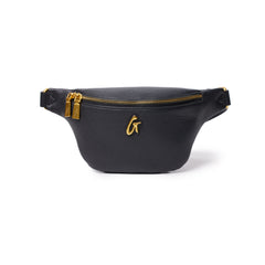 PEBBLE MINI FANNY PACK BLACK