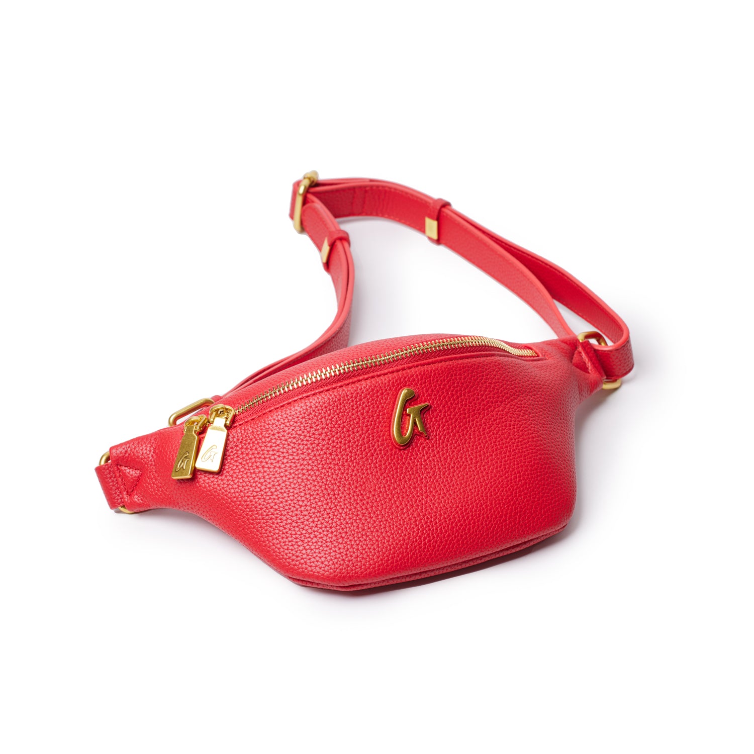 MINI PEBBLE FANNY PACK - RED