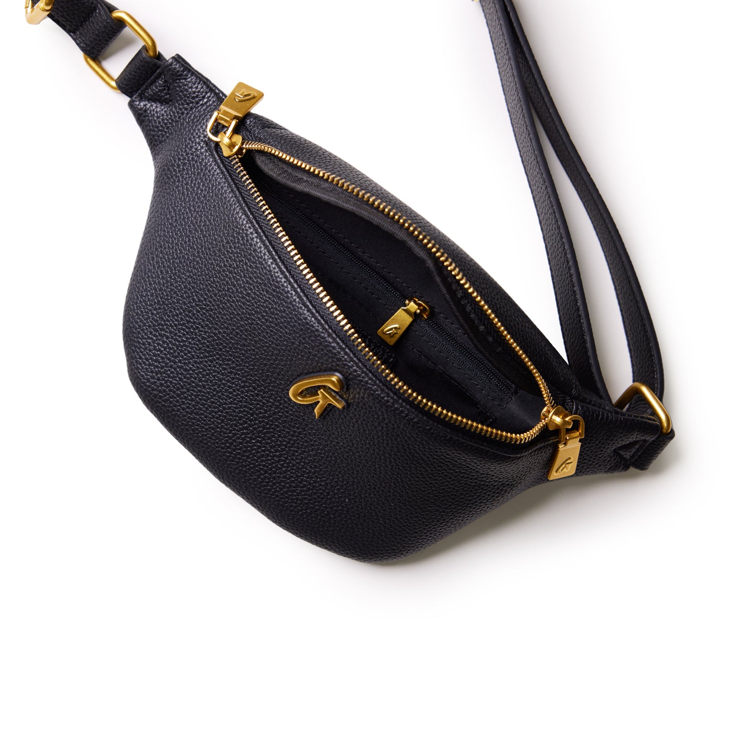 MINI PEBBLE FANNY PACK - BLACK