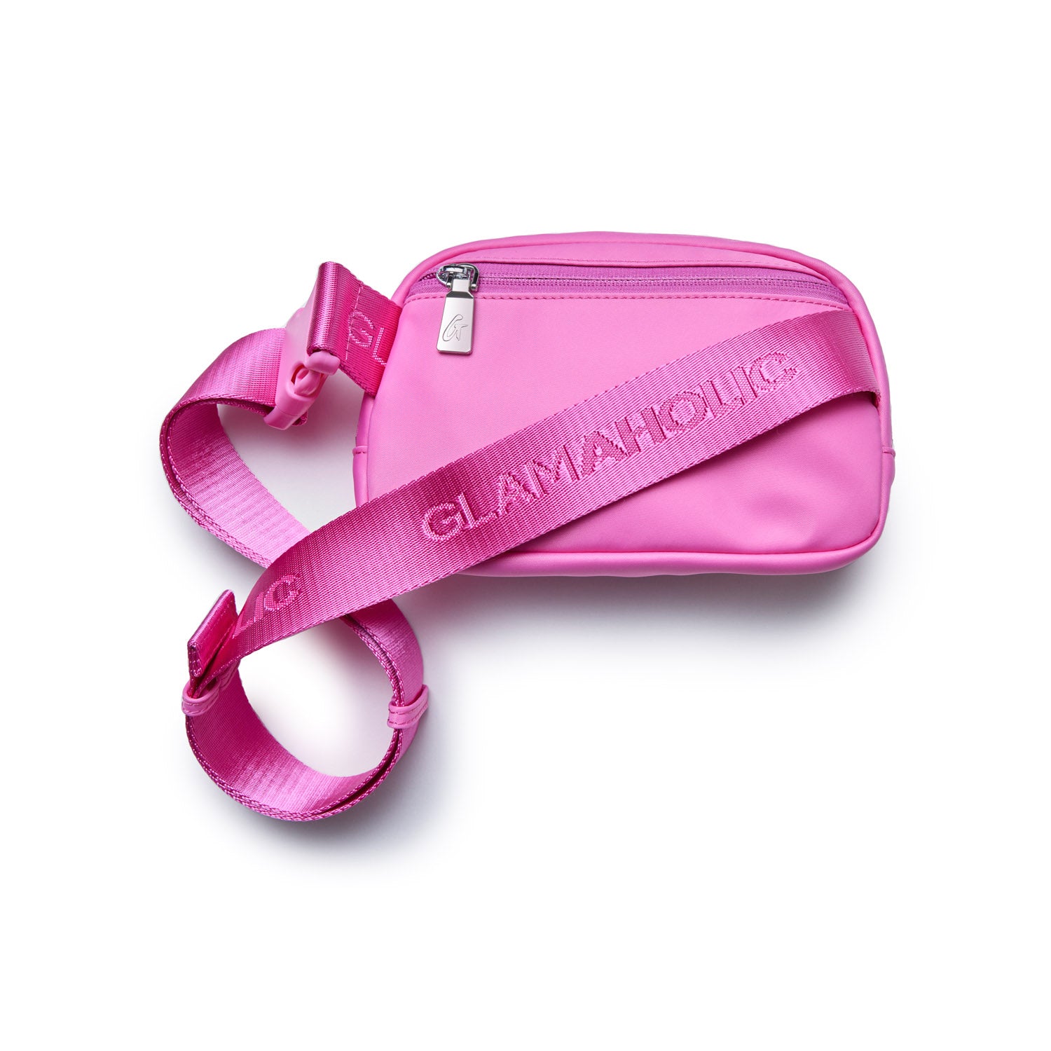 NYLON FANNY PACK - HOT PINK