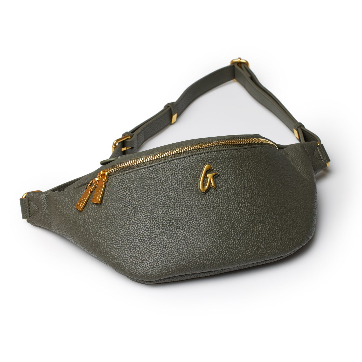 PEBBLE FANNY PACK OLIVE GREEN