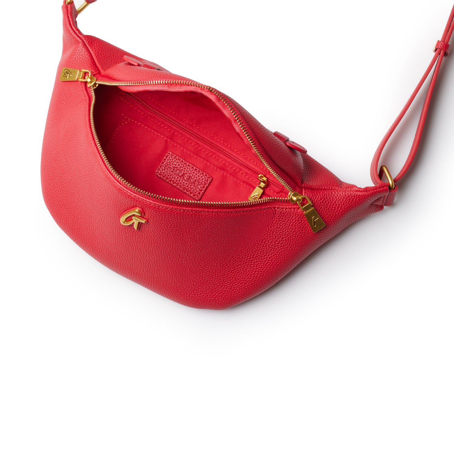 PEBBLE FANNY PACK - RED