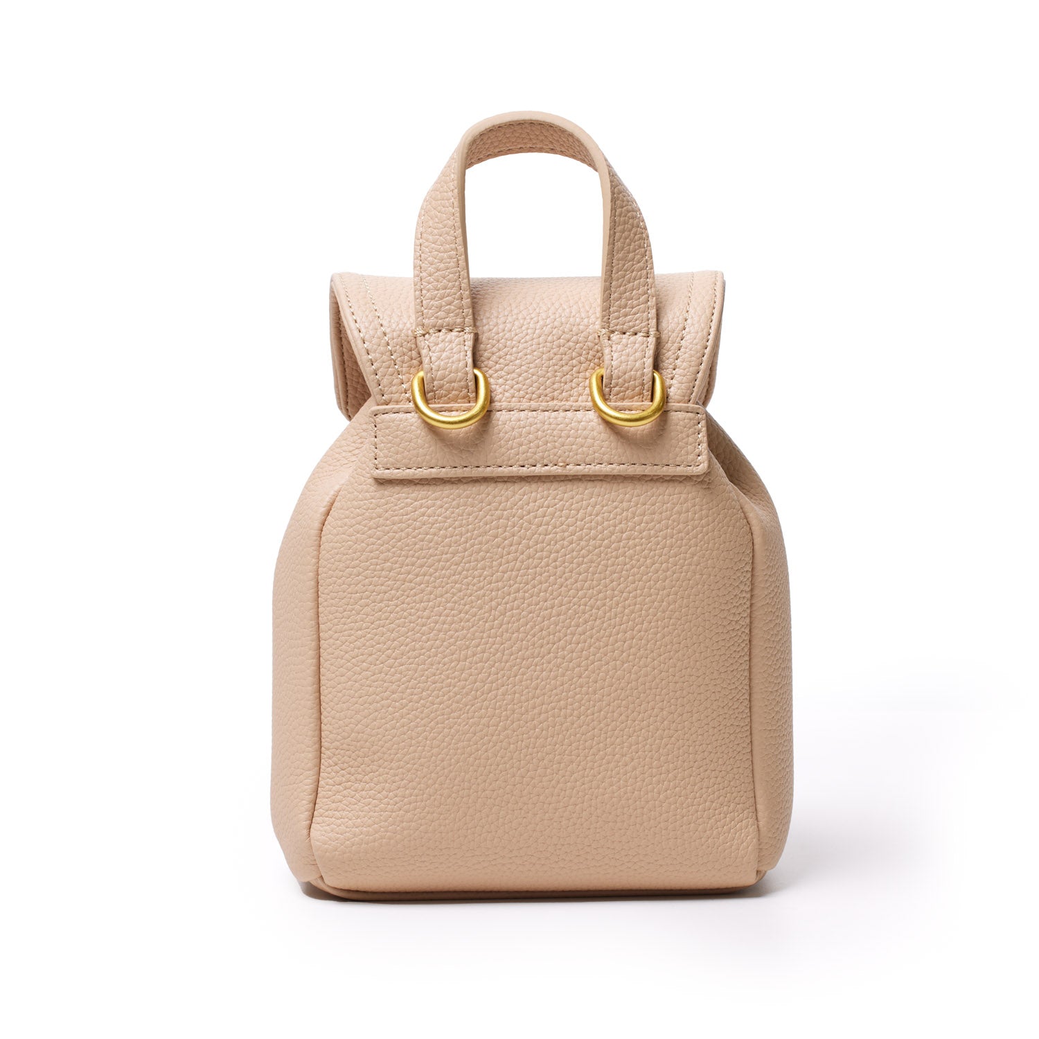 MINI PEBBLE CROSSBODY BACKPACK - NUDE