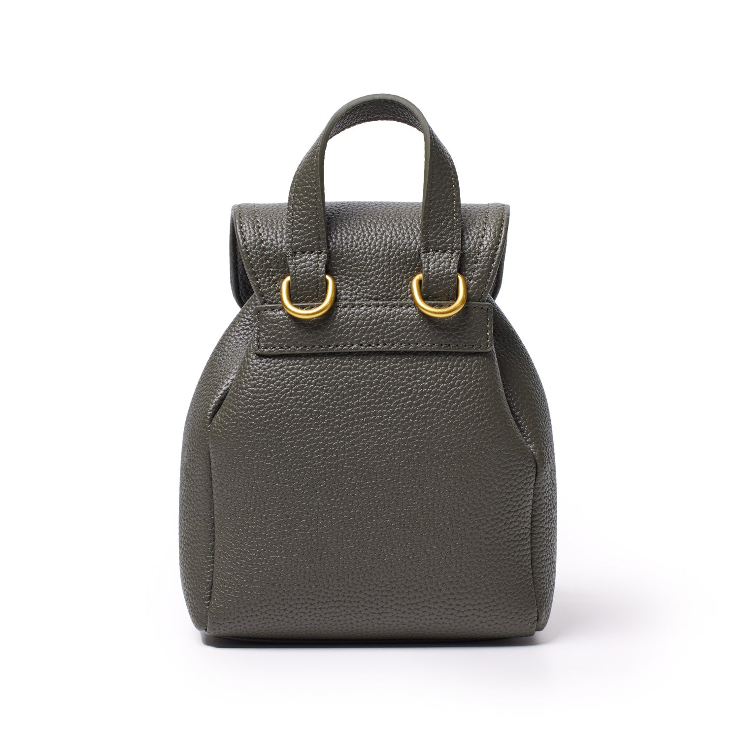 MINI PEBBLE CROSSBODY BACKPACK - OLIVE GREEN