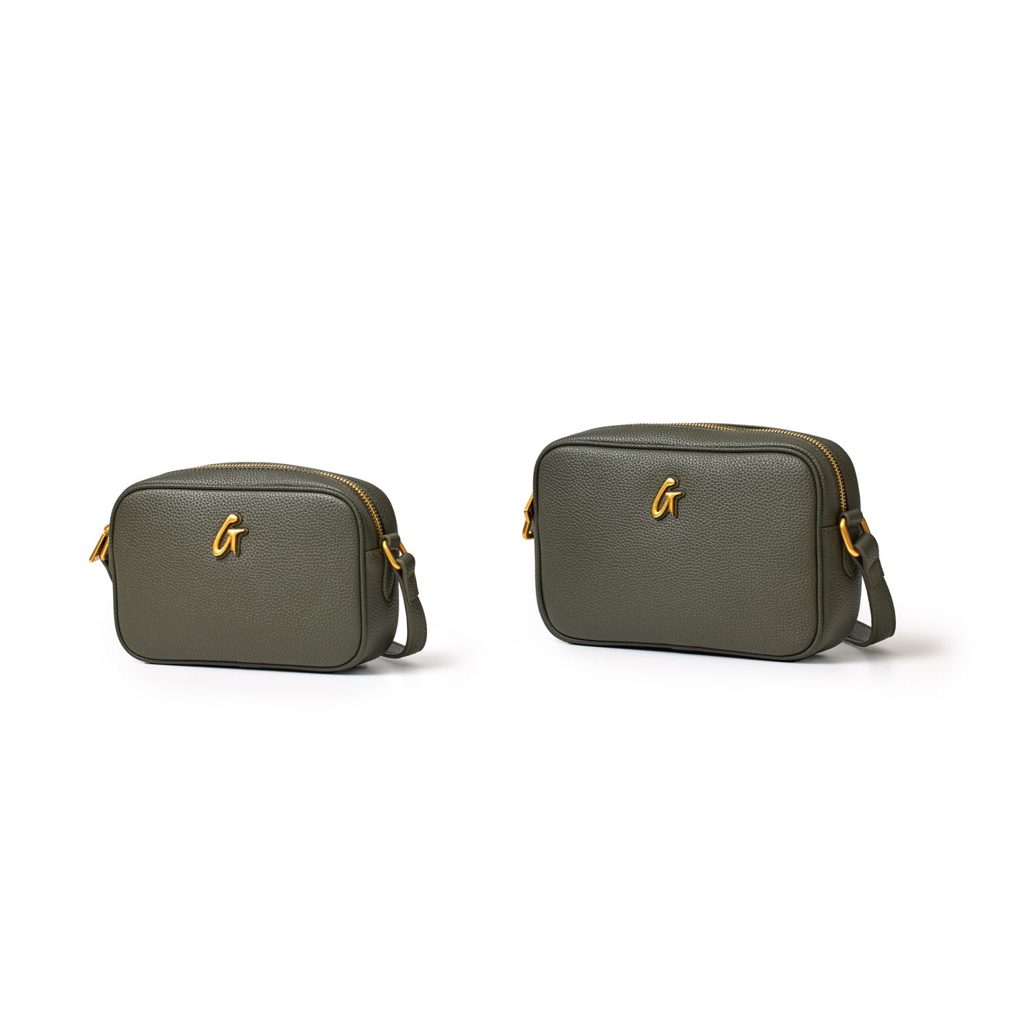 MINI PEBBLE CAMERA BAG - OLIVE GREEN