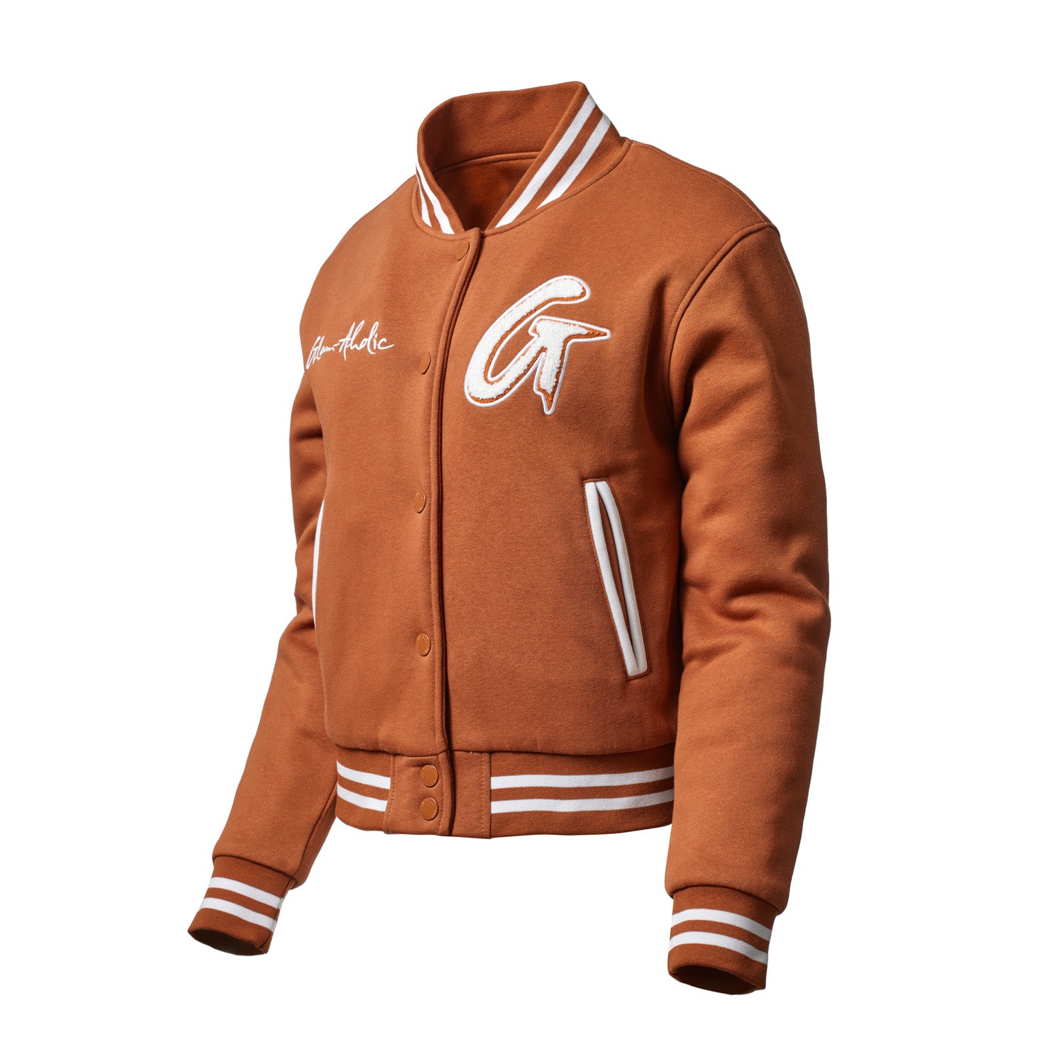 ESSENTIAL VARSITY JACKET BROWN