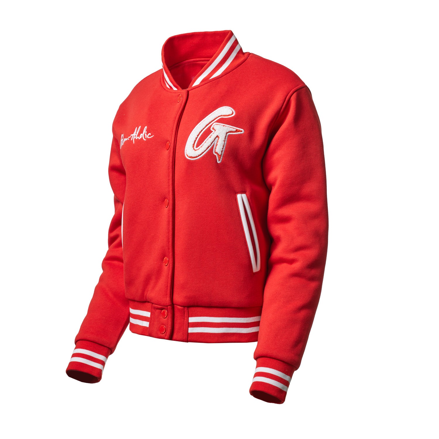 ESSENTIAL VARSITY JACKET RED