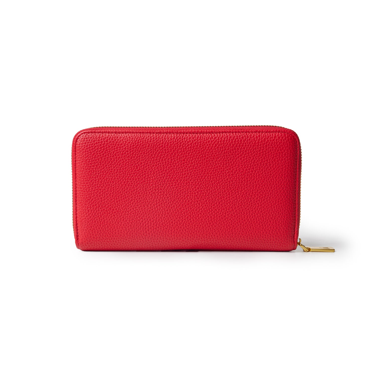 JUMBO PEBBLE WALLET - RED