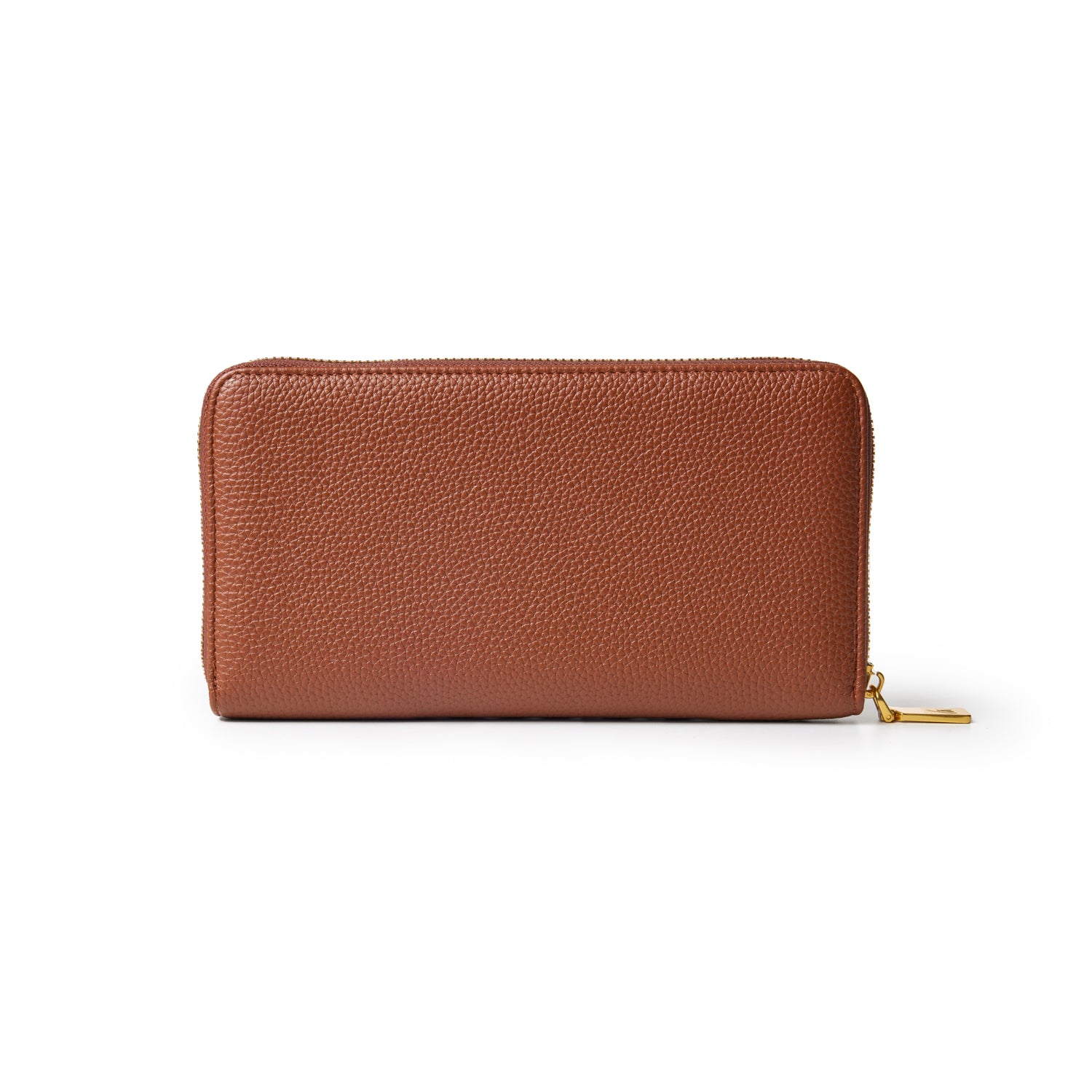 JUMBO PEBBLE WALLET - BROWN