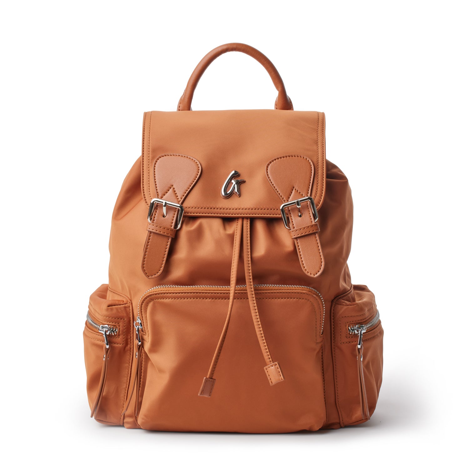 NYLON BACKPACK - BROWN