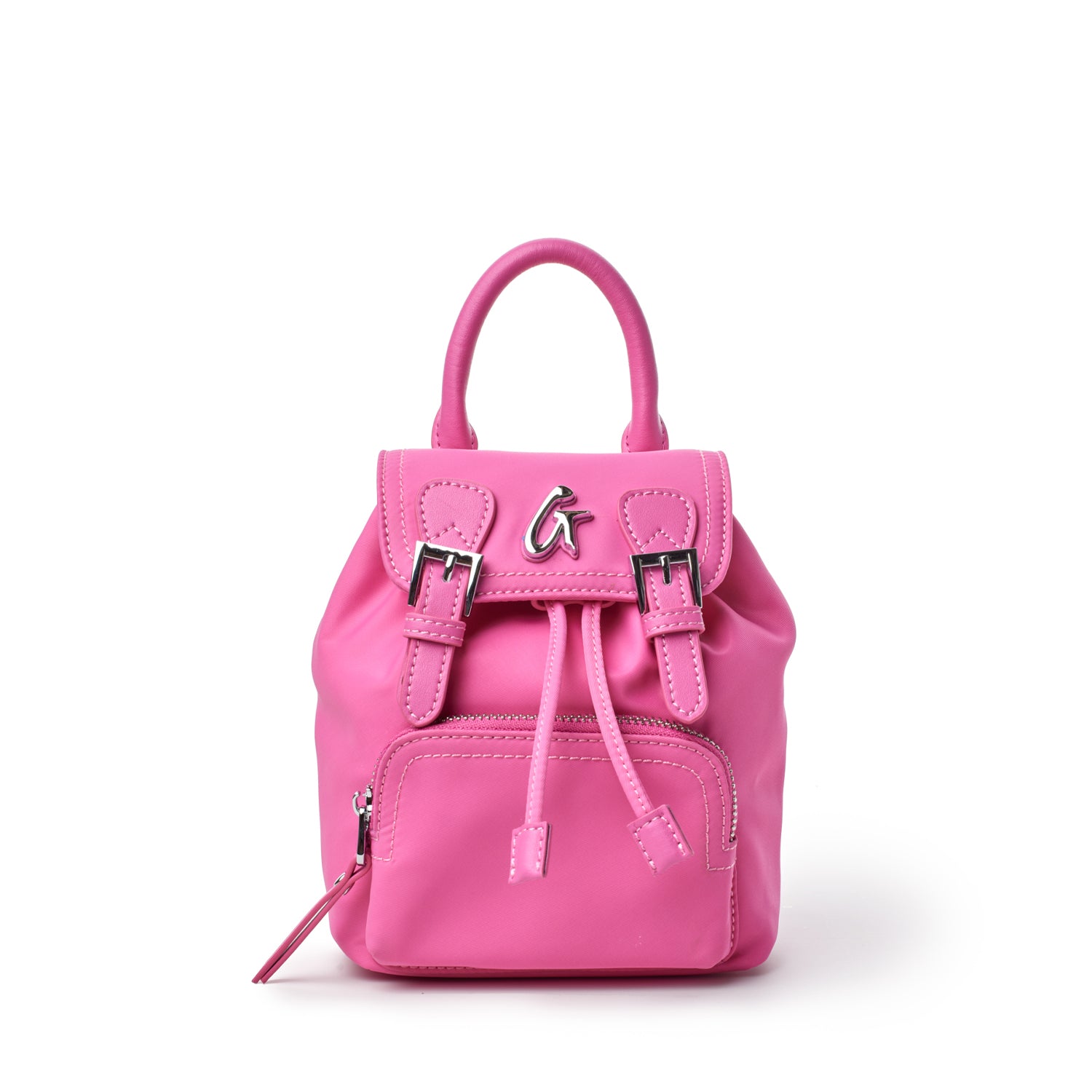 MINI NYLON BACKPACK - HOT PINK