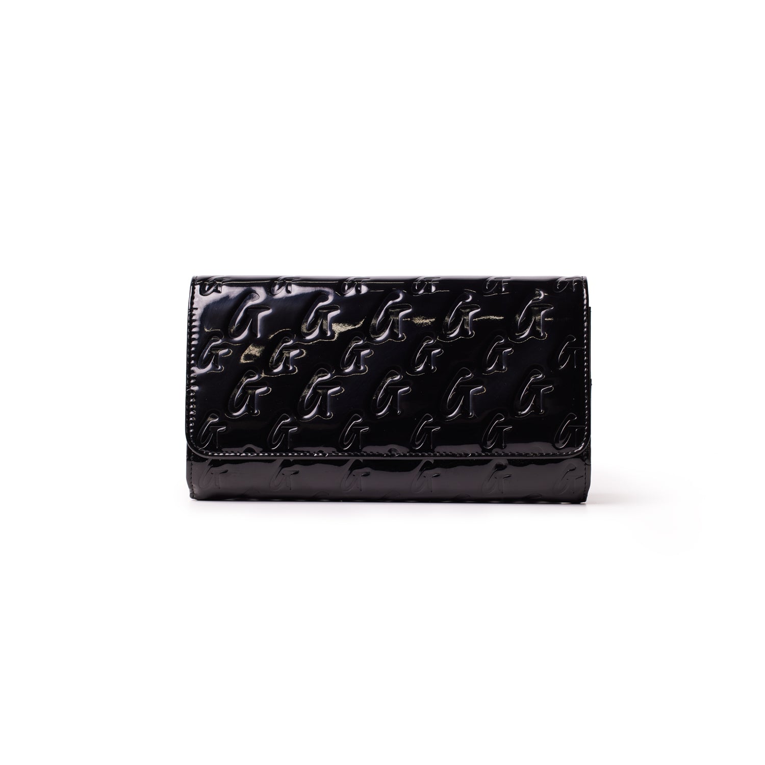 MONOGRAM TRAVEL WALLET - MIRROR BLACK