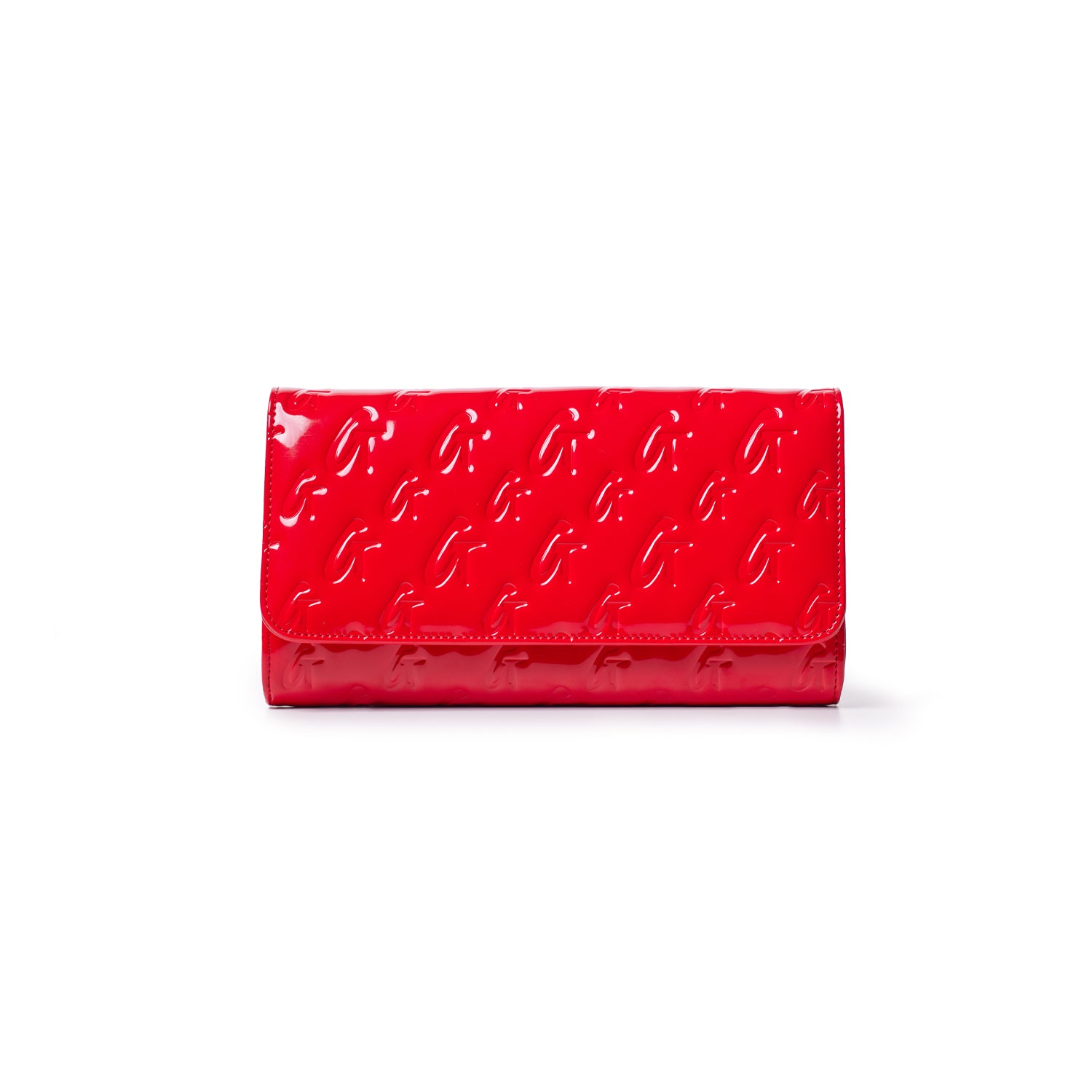 MONOGRAM TRAVEL WALLET - MIRROR RED