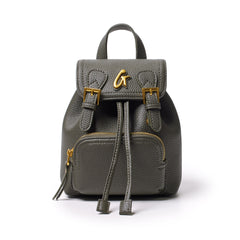 MINI PEBBLE CROSSBODY BACKPACK - OLIVE GREEN