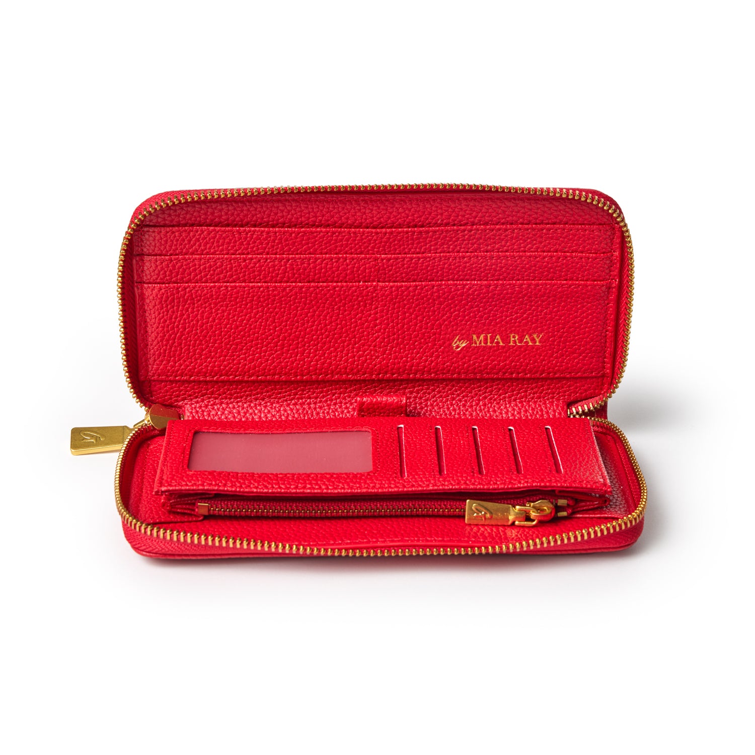 STANDARD PEBBLE WALLET - RED