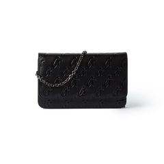 MONOGRAM GUNMETAL WOC - BLACK