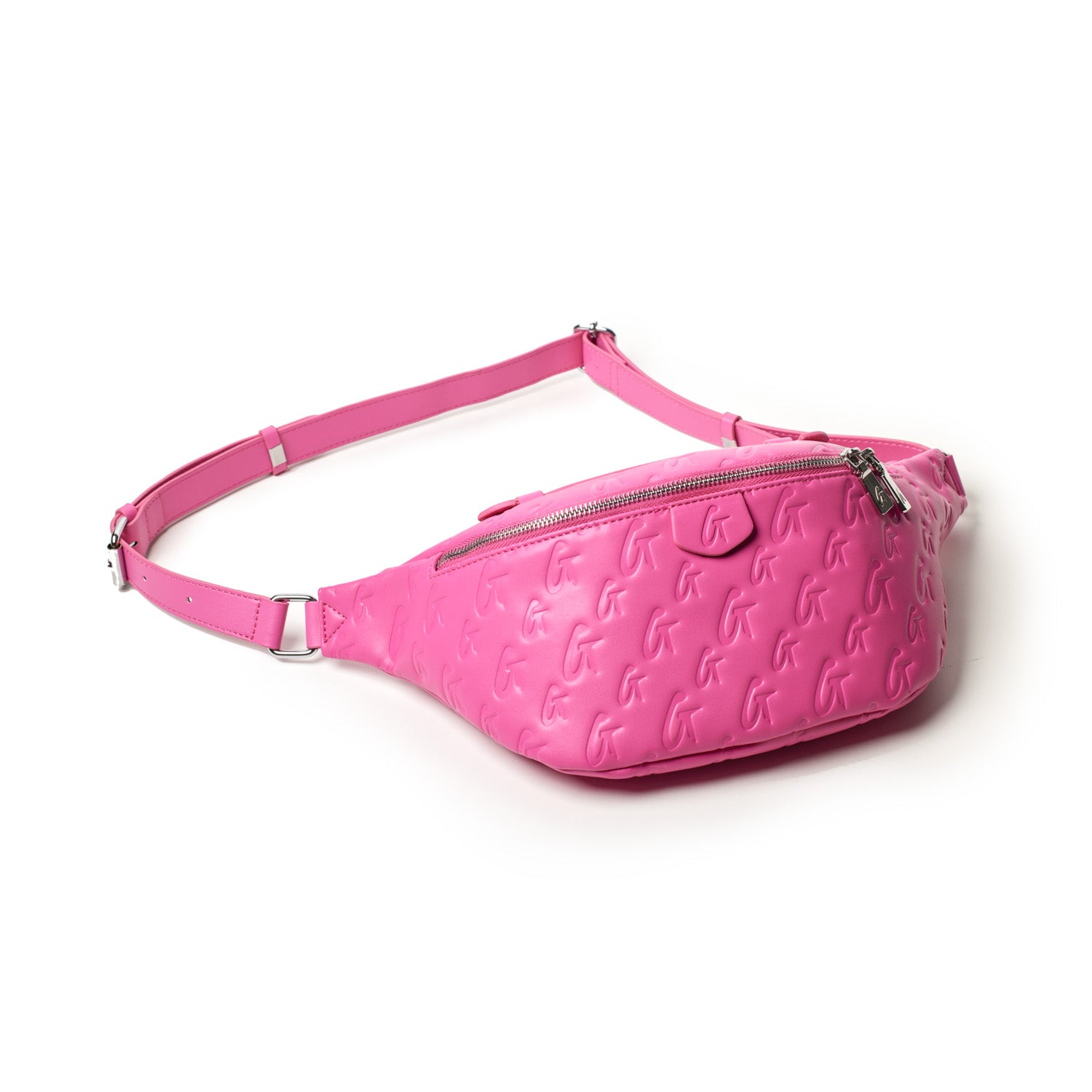 MONOGRAM FANNY PACK - HOT PINK