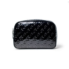 MONOGRAM SMALL COSMETIC TOILETRY BAG MIRROR BLACK