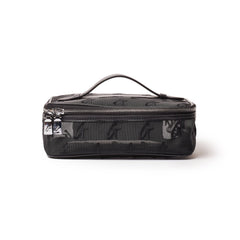 MESH MONOGRAM MEDIUM COSMETIC TOILETRY BAG