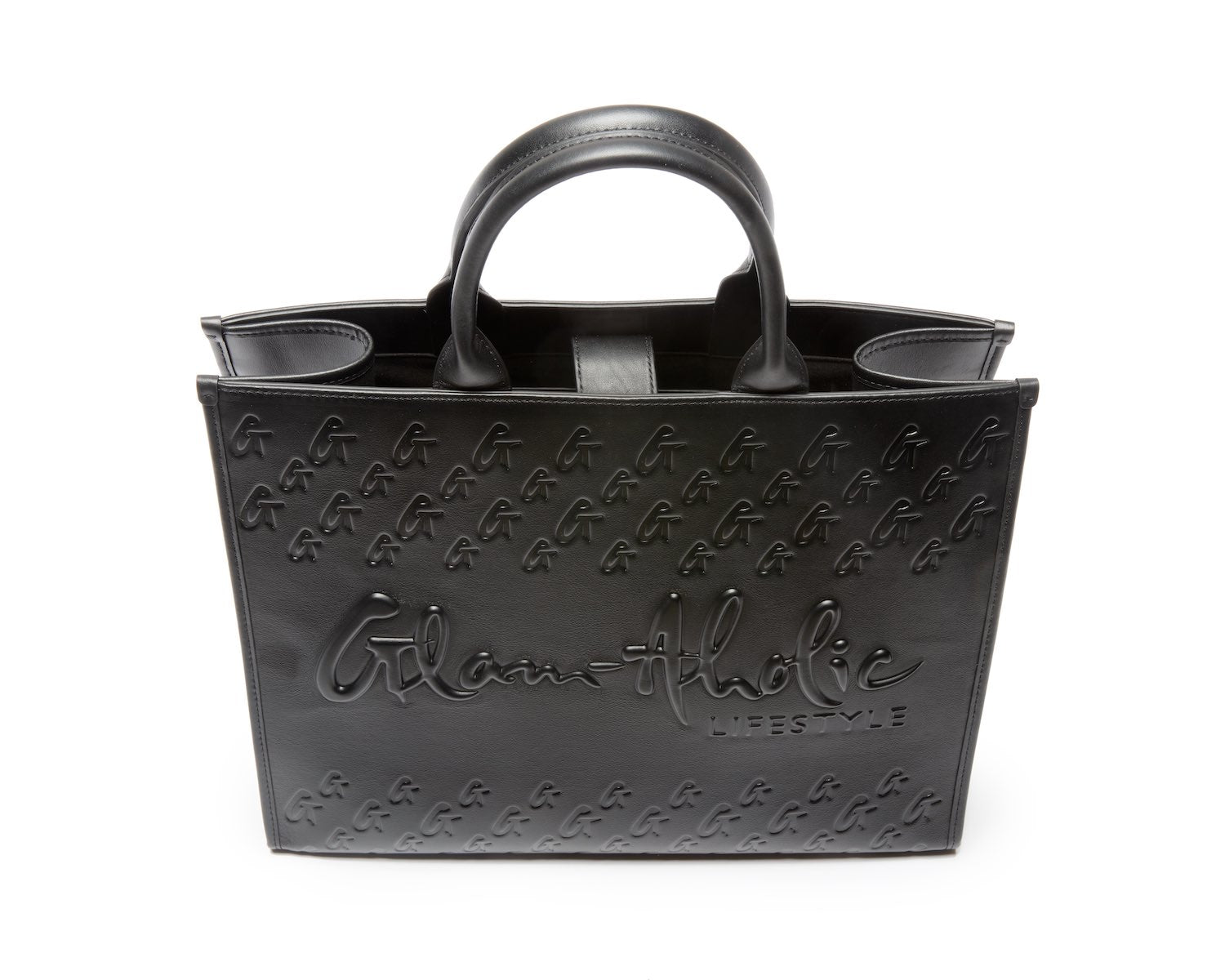 MONOGRAM LUXE TOTE - BLACK