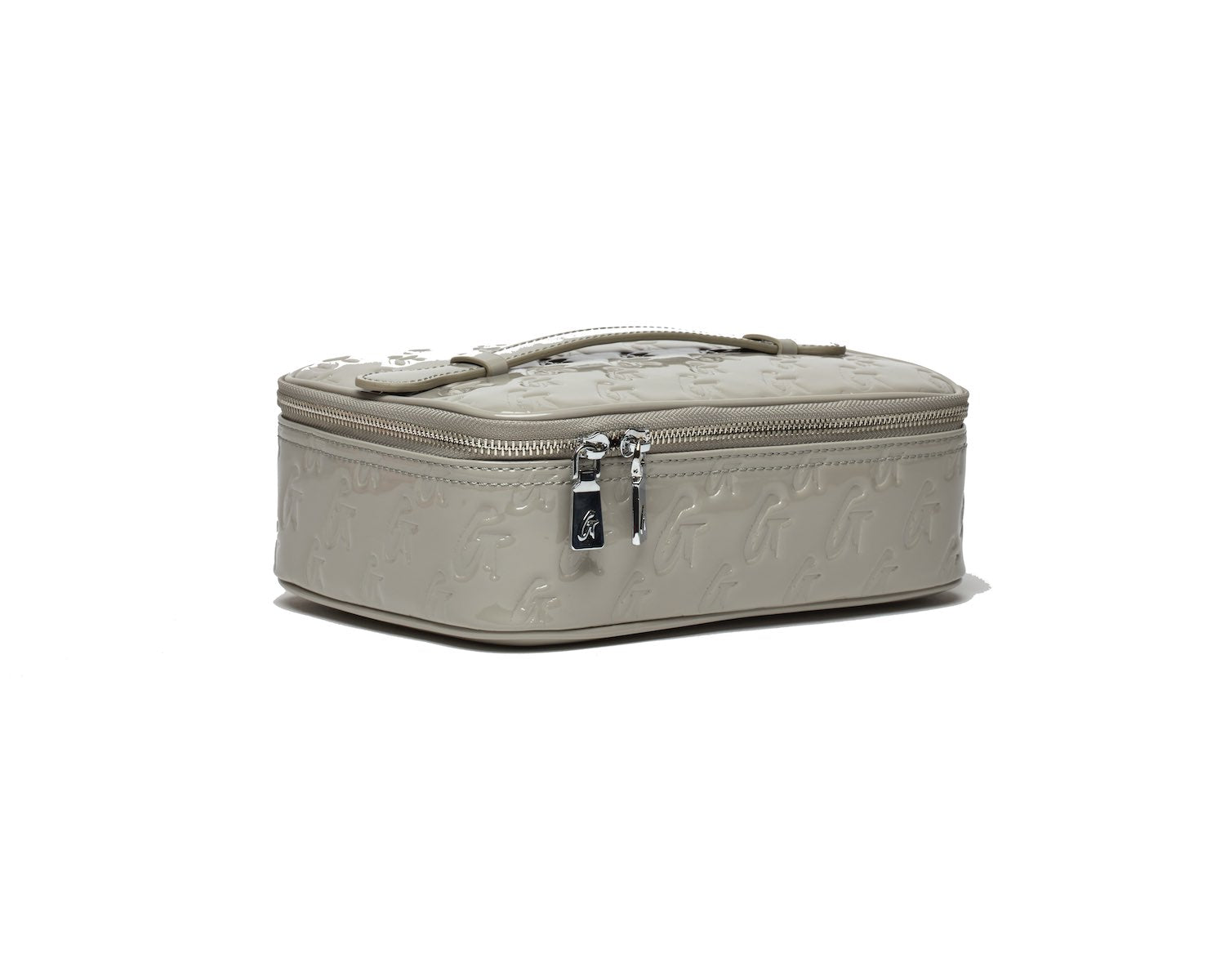 MEDIUM MONOGRAM TOILETRY BAG - MIRROR GRAY