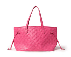 MONOGRAM GLAM TOTE - HOT PINK