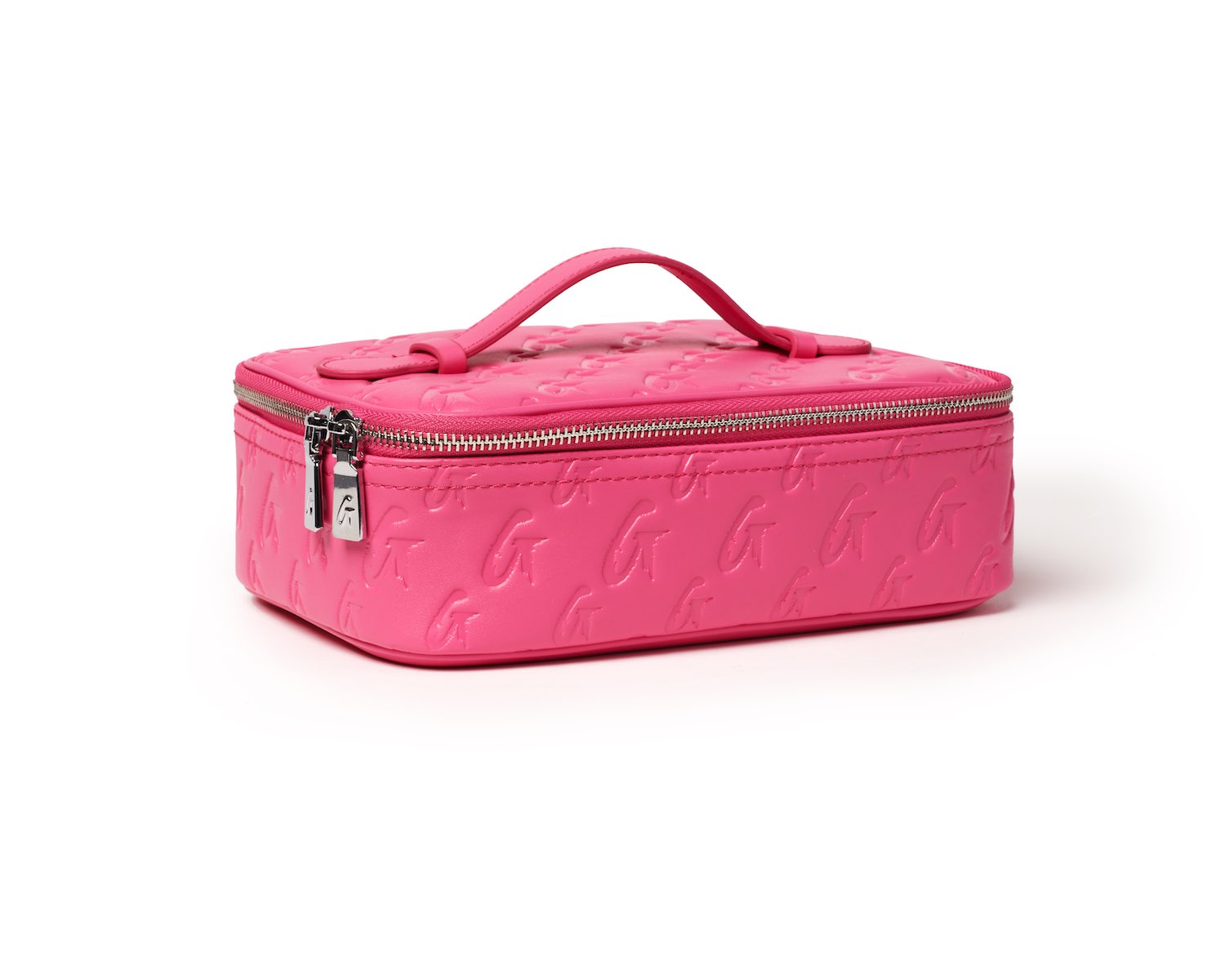 MEDIUM MONOGRAM TOILETRY BAG - HOT PINK