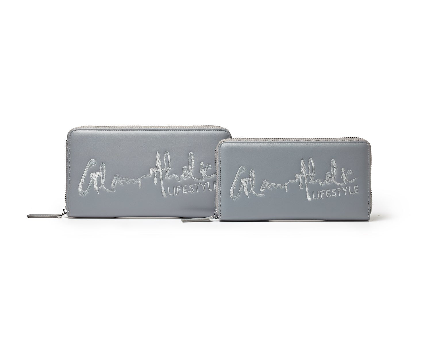 SIGNATURE LOGO JUMBO WALLET GRAY