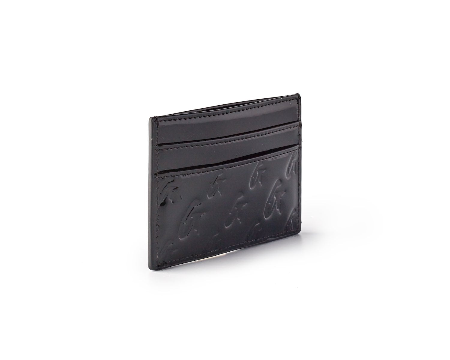 MONOGRAM CARD HOLDER MATTE BLACK